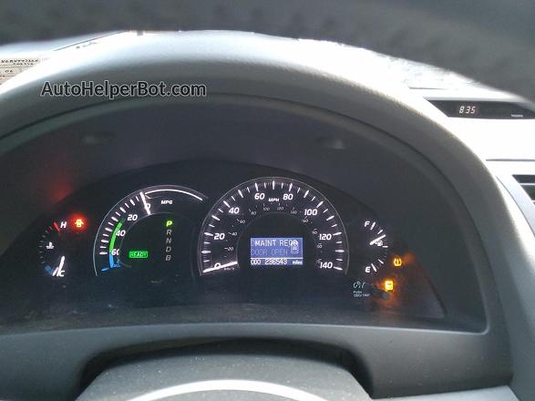 2011 Toyota Camry Hybrid Gray vin: 4T1BB3EK6BU143220