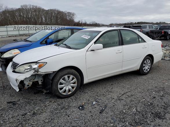2005 Toyota Camry Le White vin: 4T1BE32K55U549621