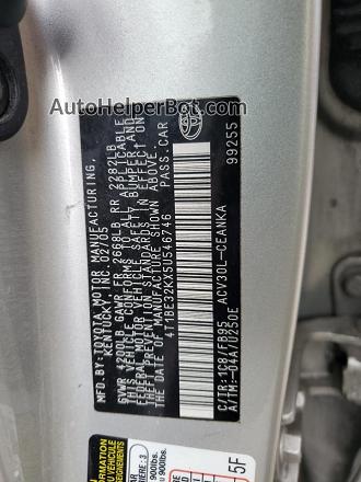 2005 Toyota Camry Le Silver vin: 4T1BE32KX5U546746