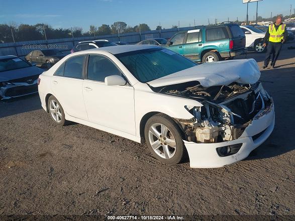 2011 Toyota Camry Se White vin: 4T1BF3EK6BU704472