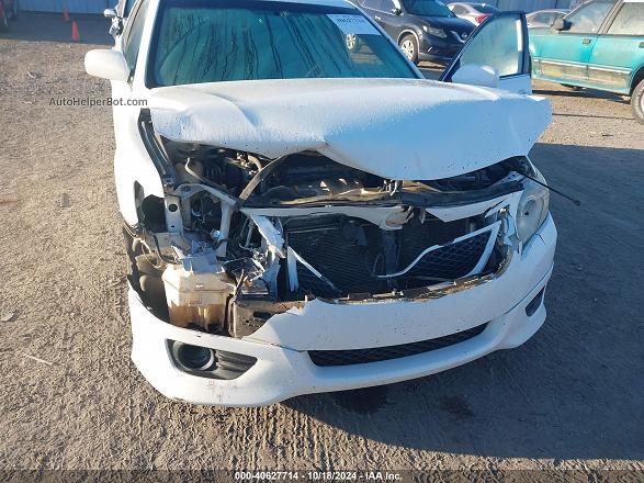 2011 Toyota Camry Se White vin: 4T1BF3EK6BU704472