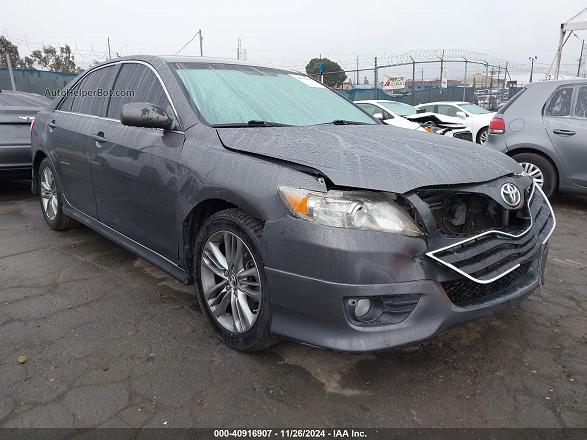 2011 Toyota Camry Se Gray vin: 4T1BF3EKXBU624057