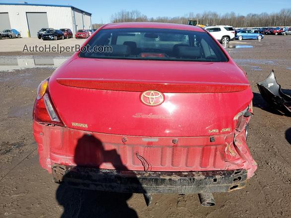 2005 Toyota Camry Solara Se Red vin: 4T1CA38P65U044416