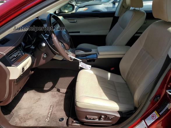 2017 Lexus Es 350 Красный vin: 58ABK1GG0HU063409