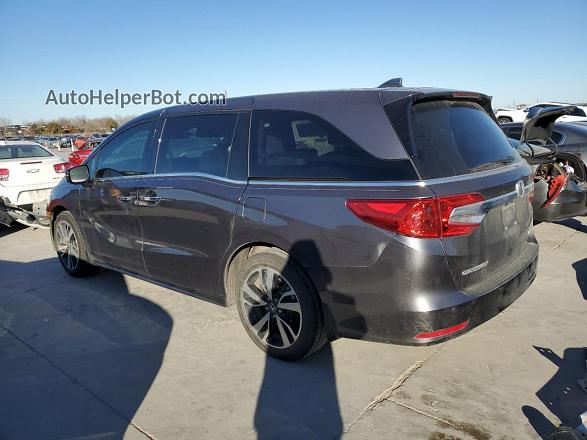 2020 Honda Odyssey Elite Gray vin: 5FNRL6H95LB052203