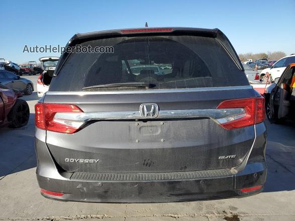 2020 Honda Odyssey Elite Gray vin: 5FNRL6H95LB052203