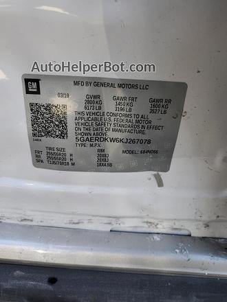 2019 Buick Enclave Avenir Белый vin: 5GAERDKW6KJ267078