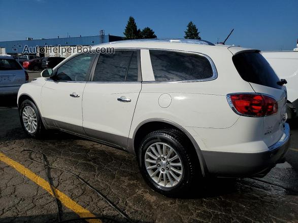 2010 Buick Enclave Cx White vin: 5GALRAED6AJ198259