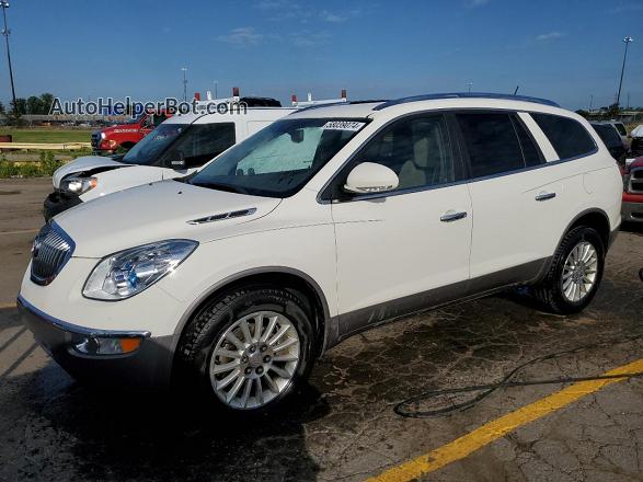 2010 Buick Enclave Cx White vin: 5GALRAED6AJ198259