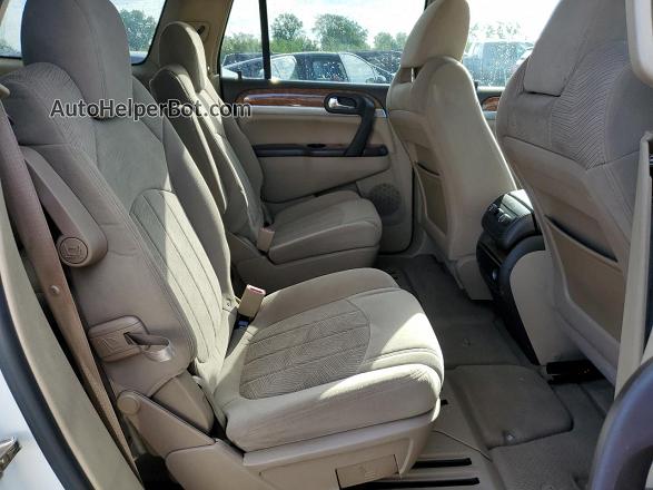 2010 Buick Enclave Cx White vin: 5GALRAED6AJ198259