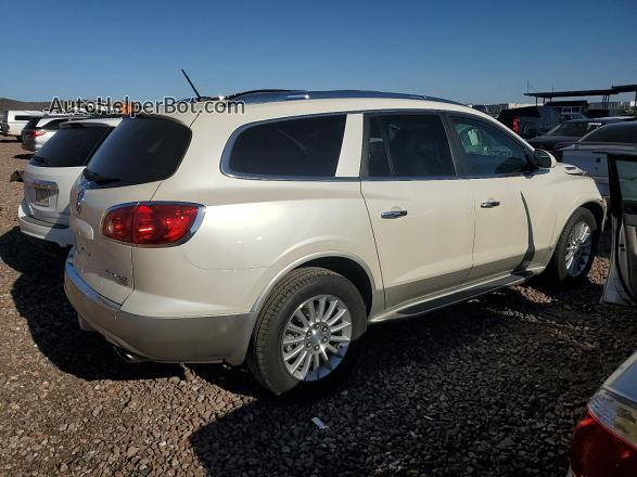 2010 Buick Enclave Cxl White vin: 5GALRBED5AJ152251