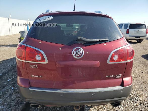 2010 Buick Enclave Cxl Red vin: 5GALVBED2AJ263030