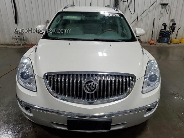 2010 Buick Enclave Cxl White vin: 5GALVCED3AJ193513