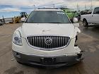2010 Buick Enclave Cxl White vin: 5GALVCED9AJ136202