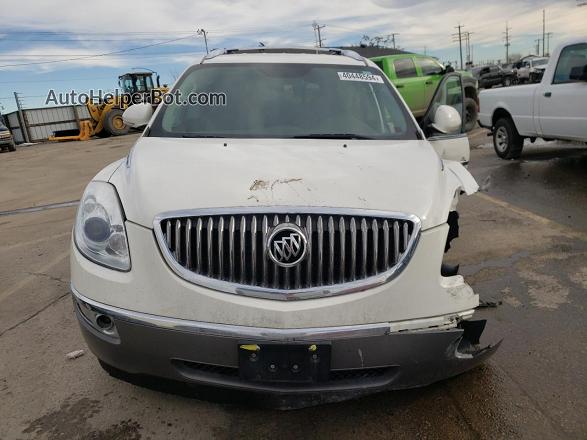 2010 Buick Enclave Cxl White vin: 5GALVCED9AJ136202