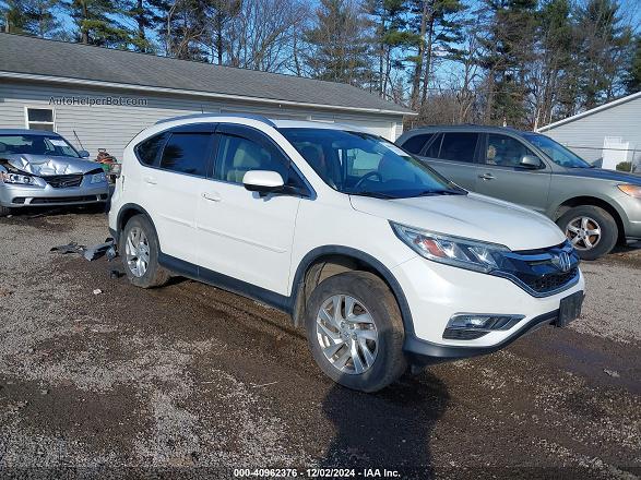 2016 Honda Cr-v Ex-l White vin: 5J6RM4H70GL001673