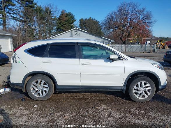 2016 Honda Cr-v Ex-l White vin: 5J6RM4H70GL001673