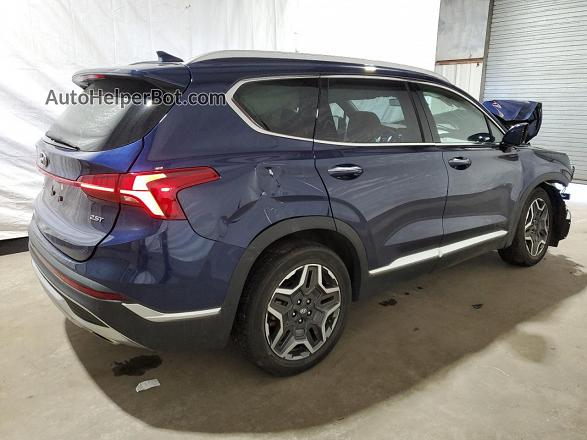 2023 Hyundai Santa Fe Limited Синий vin: 5NMS44AL0PH559166