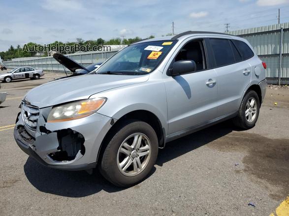 2010 Hyundai Santa Fe Gls Silver vin: 5NMSG3AB6AH355004
