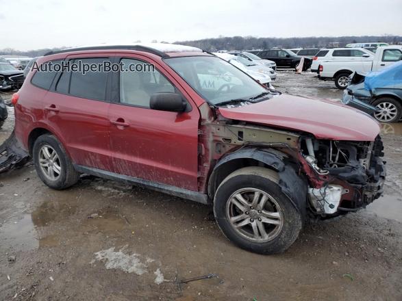 2010 Hyundai Santa Fe Gls Red vin: 5NMSG3ABXAH361677