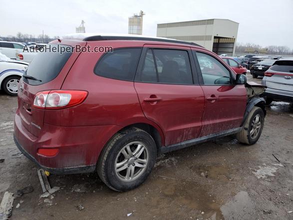 2010 Hyundai Santa Fe Gls Red vin: 5NMSG3ABXAH361677