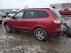 2010 Hyundai Santa Fe Gls Red vin: 5NMSG3ABXAH361677