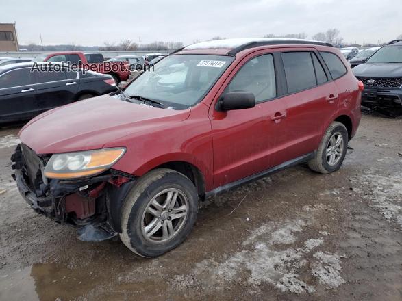 2010 Hyundai Santa Fe Gls Red vin: 5NMSG3ABXAH361677