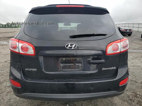 2010 Hyundai Santa Fe Se Black vin: 5NMSH4AG6AH371136