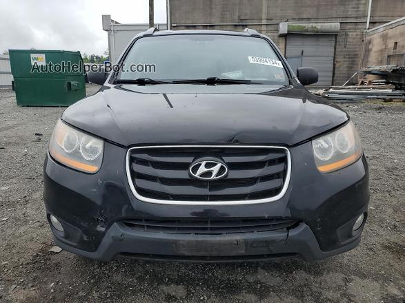 2010 Hyundai Santa Fe Se Black vin: 5NMSH4AG6AH371136