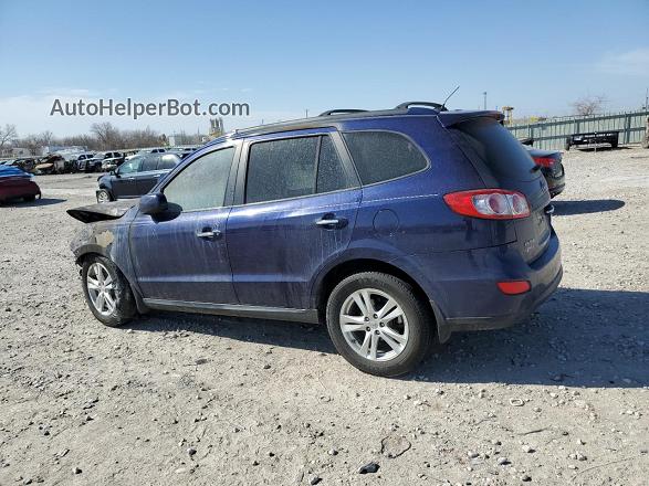 2010 Hyundai Santa Fe Limited Blue vin: 5NMSK3AB6AH374201