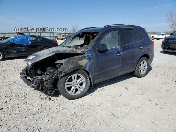 2010 Hyundai Santa Fe Limited Blue vin: 5NMSK3AB6AH374201