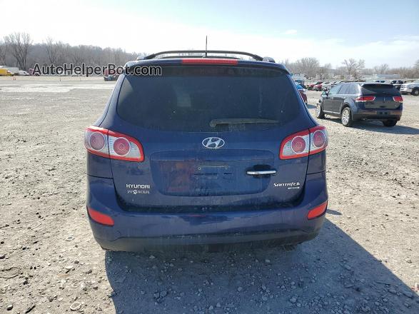 2010 Hyundai Santa Fe Limited Blue vin: 5NMSK3AB6AH374201