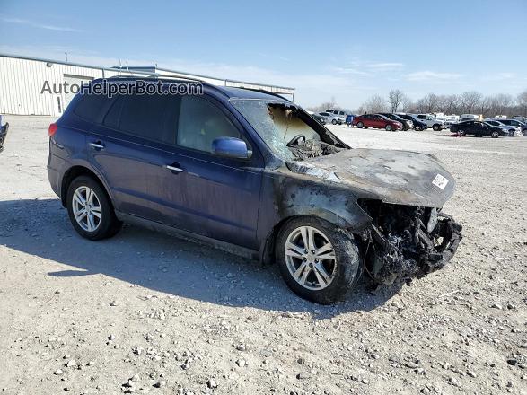 2010 Hyundai Santa Fe Limited Blue vin: 5NMSK3AB6AH374201