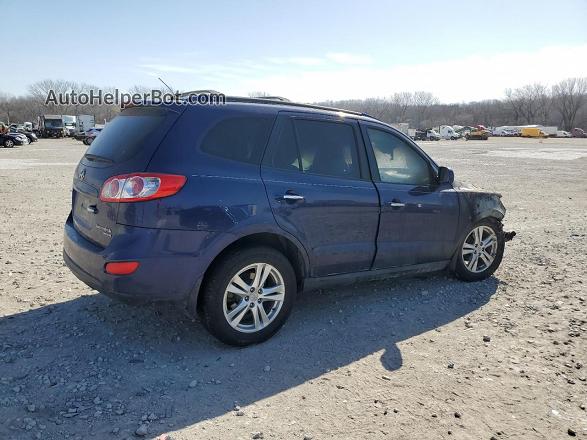 2010 Hyundai Santa Fe Limited Blue vin: 5NMSK3AB6AH374201
