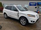2010 Hyundai Santa Fe Limited White vin: 5NMSK4AG6AH383451