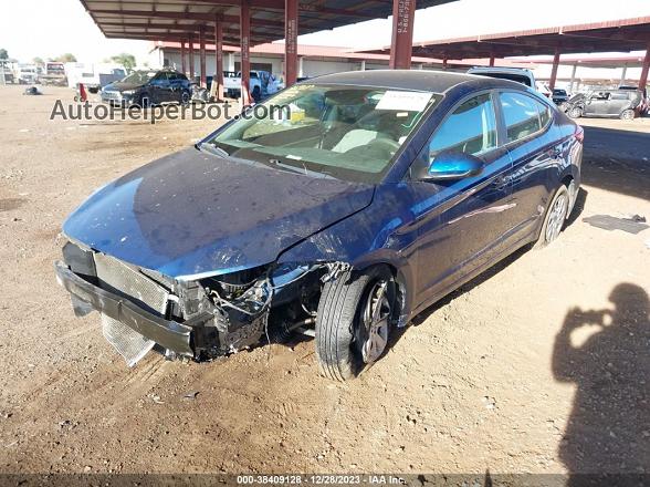 2018 Hyundai Elantra Se Blue vin: 5NPD74LF0JH332075