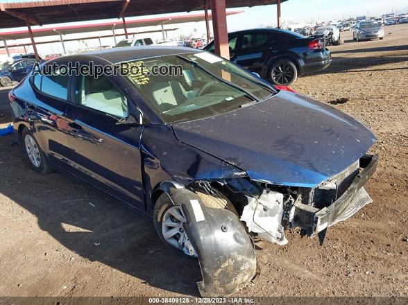 2018 Hyundai Elantra Se Blue vin: 5NPD74LF0JH332075