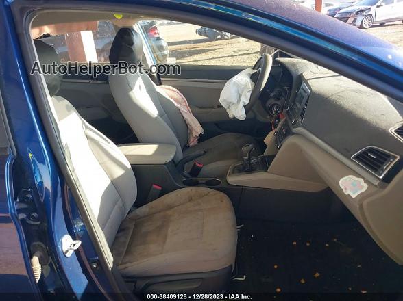 2018 Hyundai Elantra Se Blue vin: 5NPD74LF0JH332075