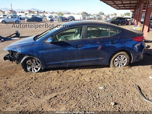2018 Hyundai Elantra Se Blue vin: 5NPD74LF0JH332075