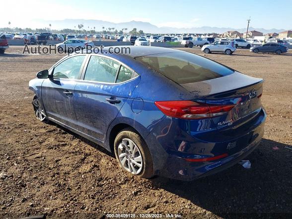 2018 Hyundai Elantra Se Blue vin: 5NPD74LF0JH332075