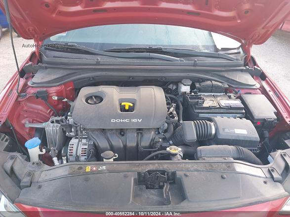 2018 Hyundai Elantra Se Red vin: 5NPD74LF0JH341620