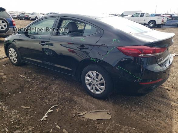 2018 Hyundai Elantra Se Black vin: 5NPD74LF7JH317802