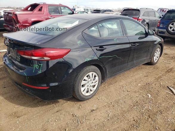 2018 Hyundai Elantra Se Black vin: 5NPD74LF7JH317802