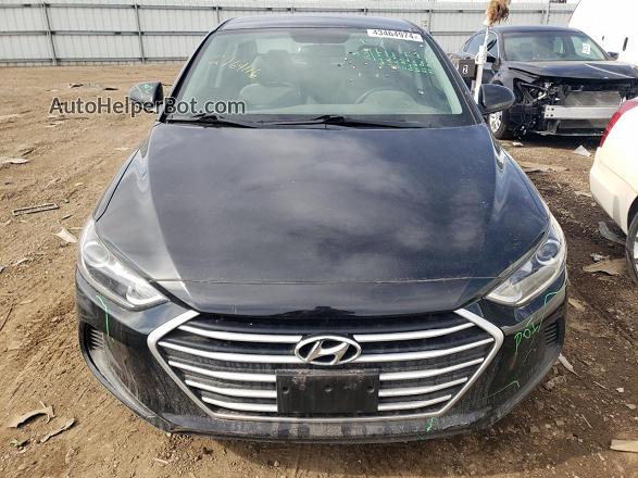 2018 Hyundai Elantra Se Black vin: 5NPD74LF7JH317802