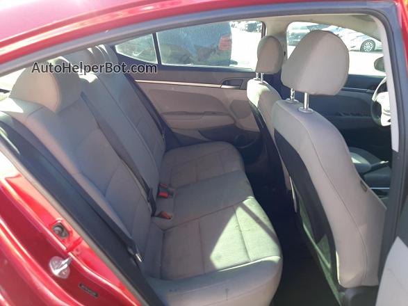 2018 Hyundai Elantra Se Red vin: 5NPD74LF9JH352289