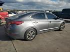 2018 Hyundai Elantra Sel Gray vin: 5NPD84LF0JH239571