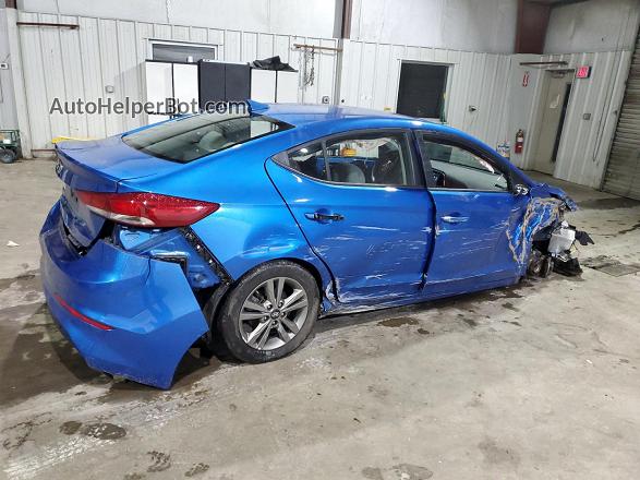 2018 Hyundai Elantra Sel Blue vin: 5NPD84LF0JH394461