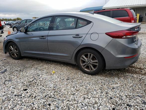 2018 Hyundai Elantra Sel Gray vin: 5NPD84LF1JH247159