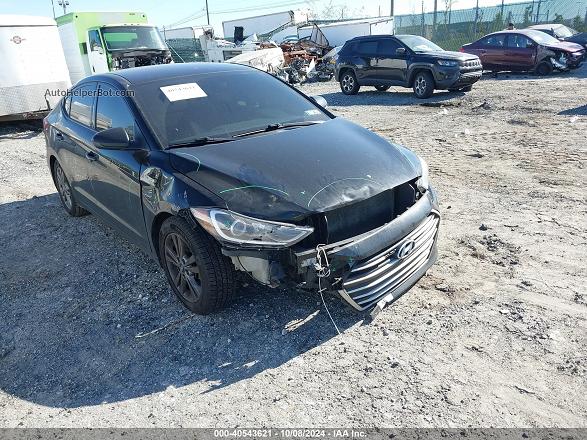 2018 Hyundai Elantra Sel Black vin: 5NPD84LF1JH402275