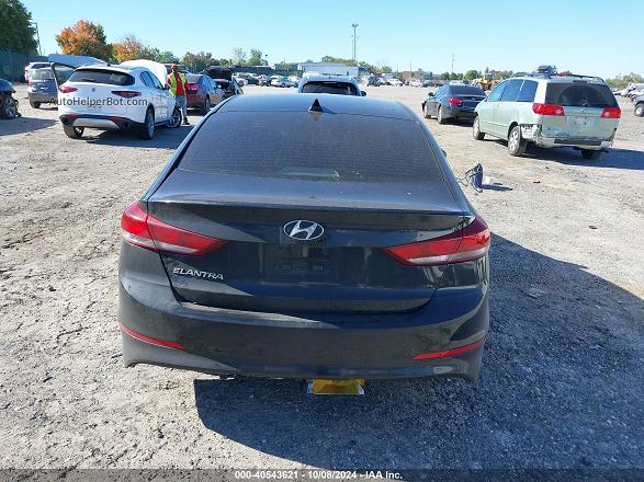 2018 Hyundai Elantra Sel Black vin: 5NPD84LF1JH402275